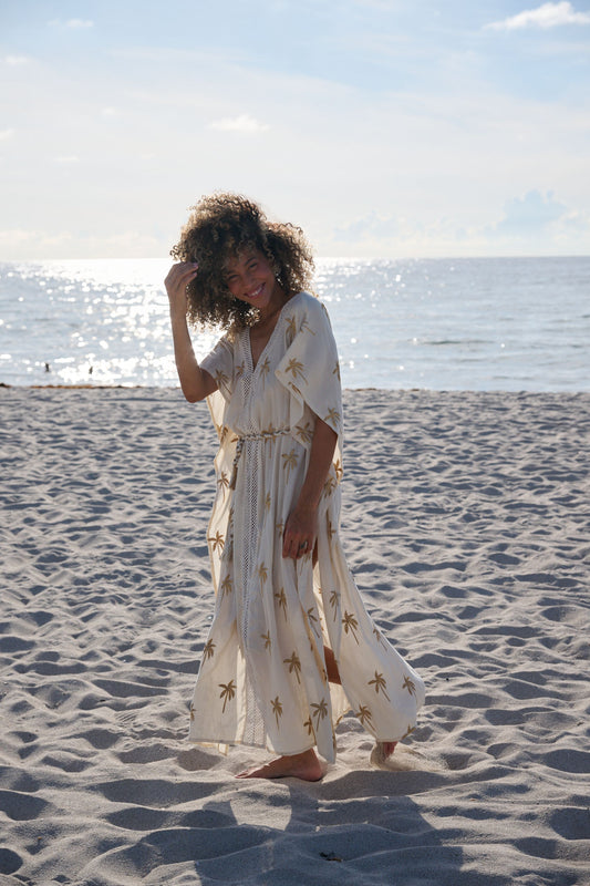 Goldie Kaftan | White