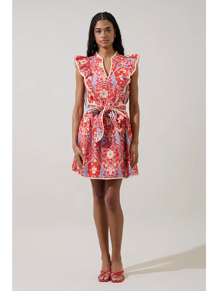 Kailin Ruffle Mini Dress