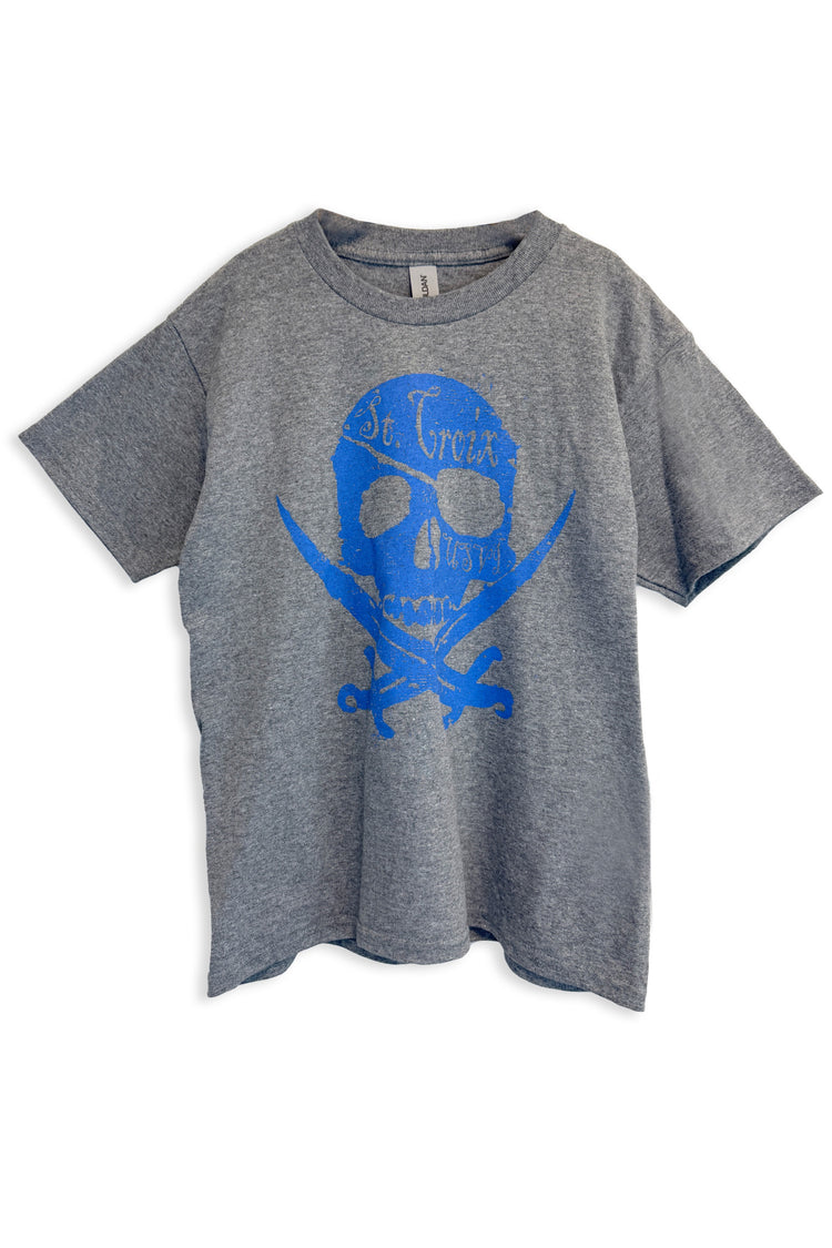 Youth Pirate Tee | Graphite Heather