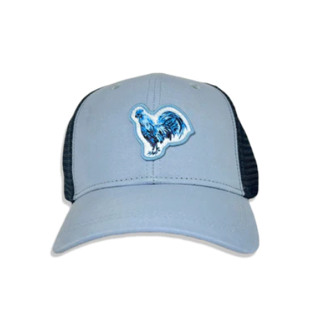 Chambray Rooster Patch Hat