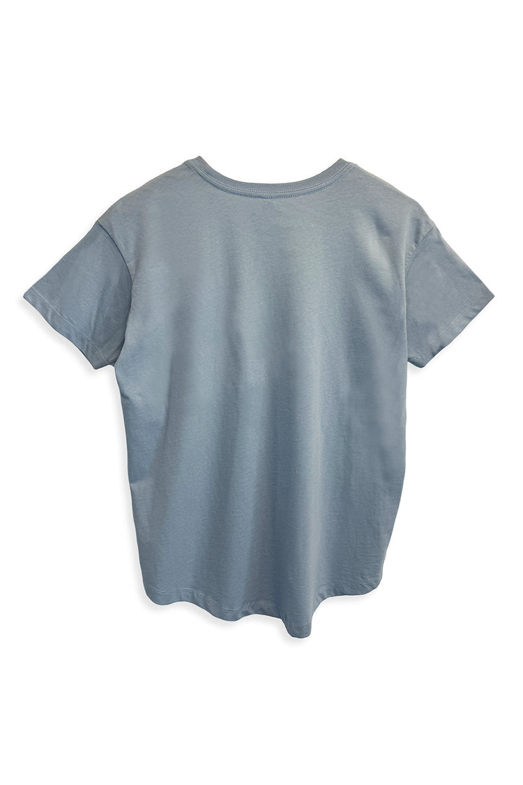 Salty Soul Tee | Washed Blue