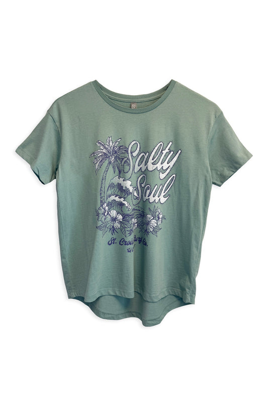 Salty Soul Tee | Seafoam