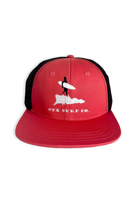 STX Surfer Dude Hat | Red-Orange