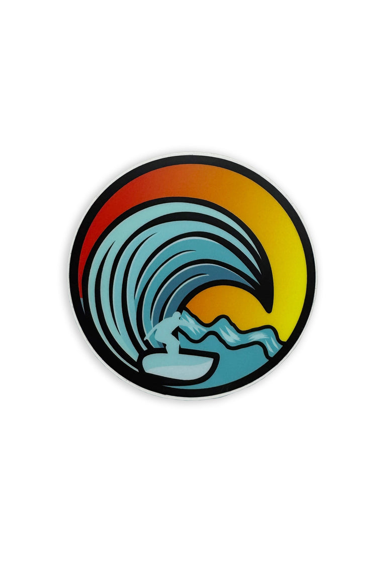 Ride the Wave Sticker