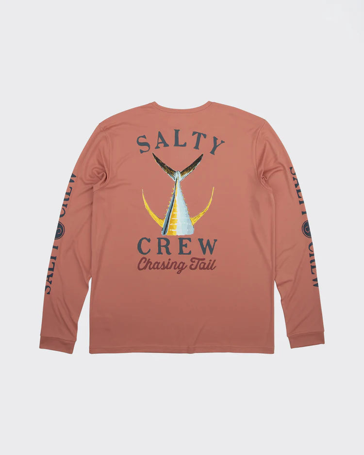 Tailed Long Sleeve Sun Shirt | Coral