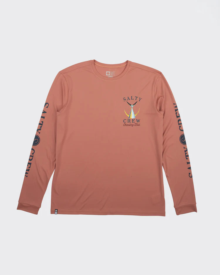 Tailed Long Sleeve Sun Shirt | Coral