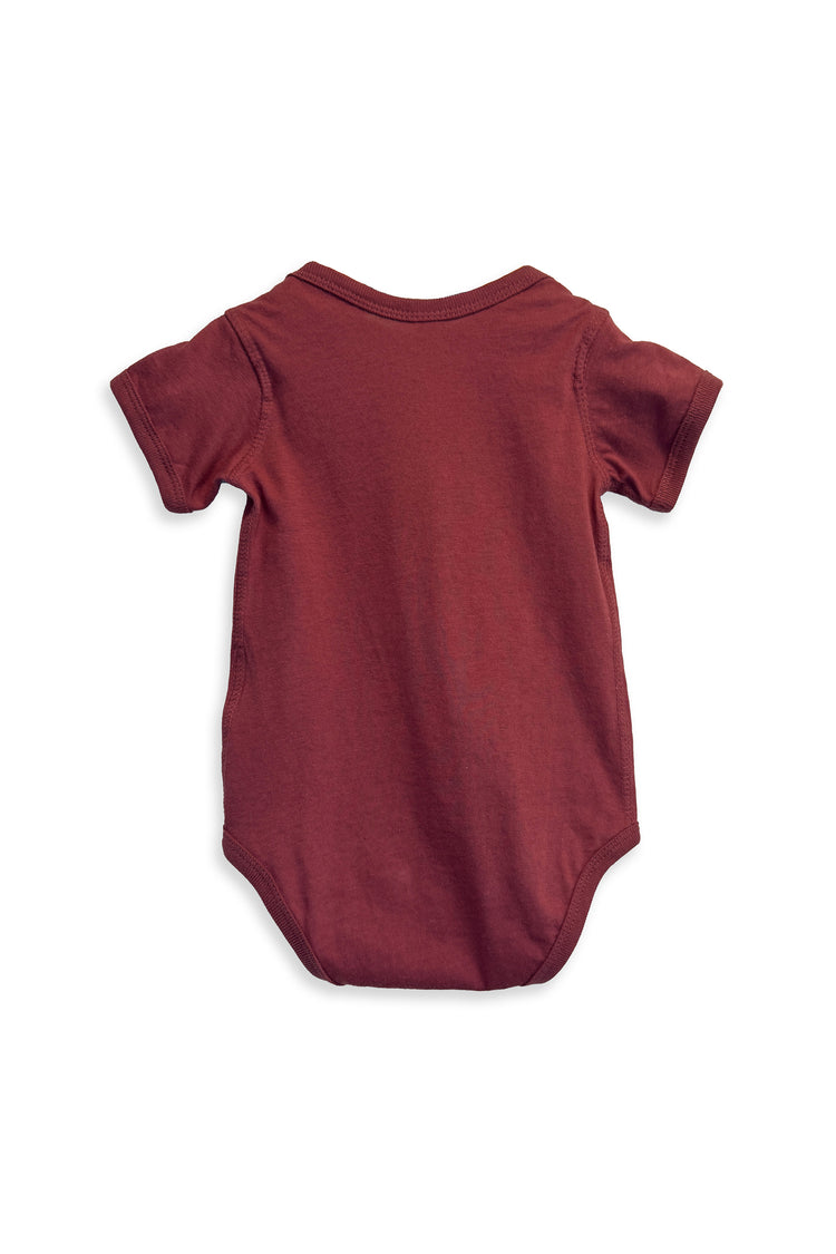 Girls Beach Block Onesie | Paprika