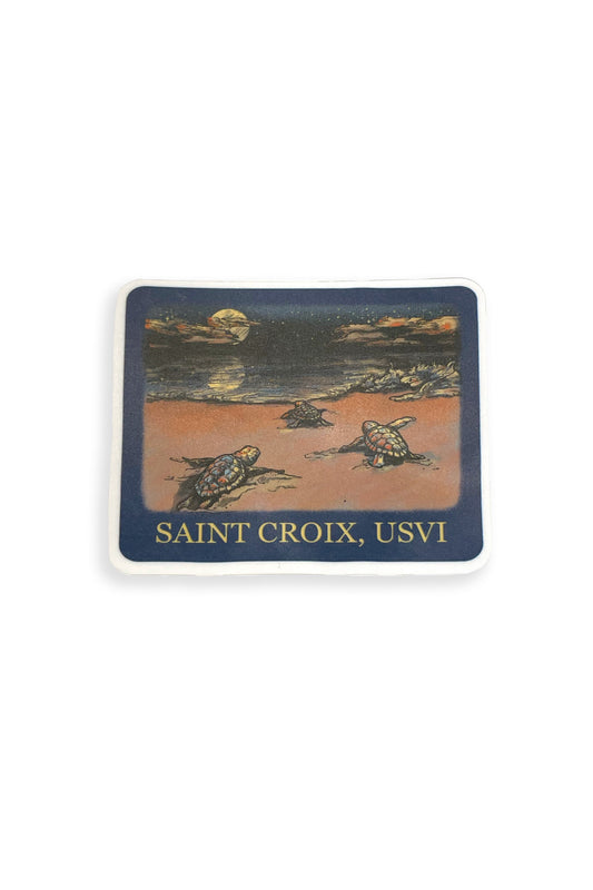 Saint Croix USVI Turtle Sticker