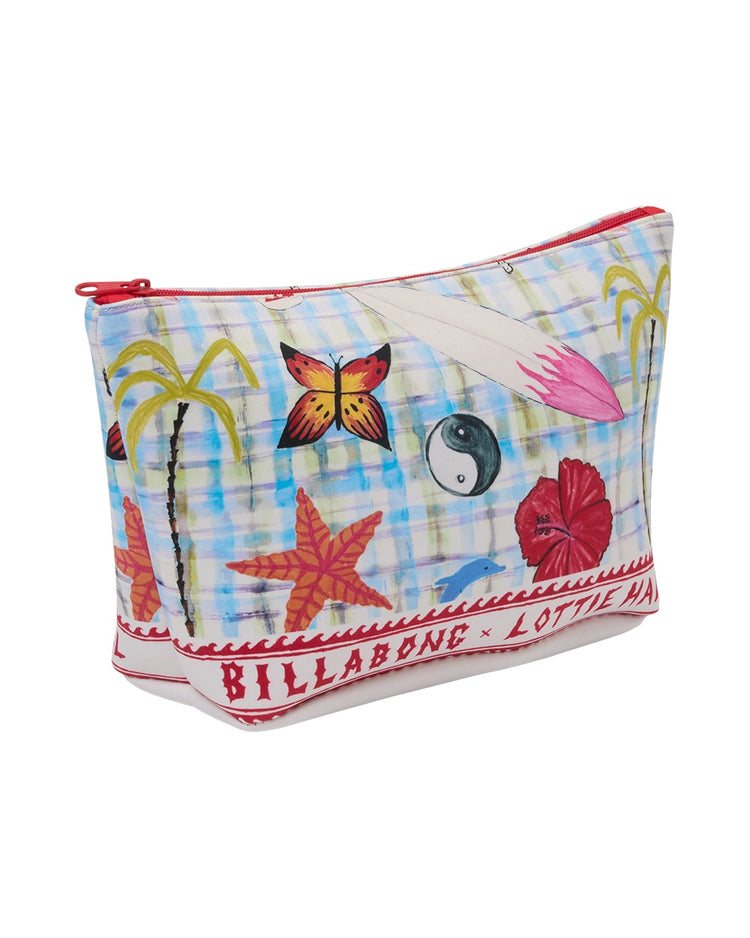 Lottie Hall Dry Pouch | White Multi