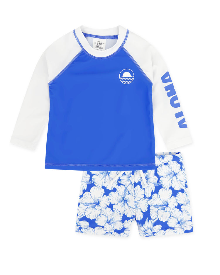 Boys Surfs Up Swim Set | Marina Blue
