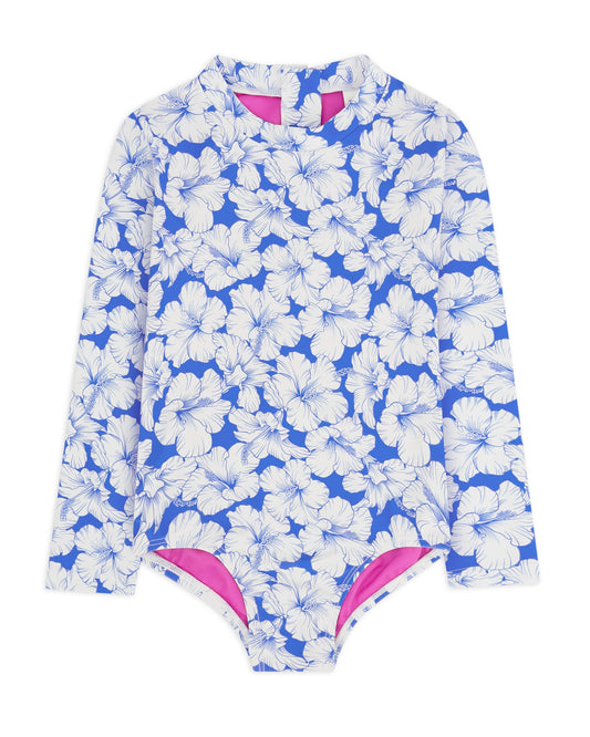 Girls Wave Chaser Surf Suit | Marina Blue