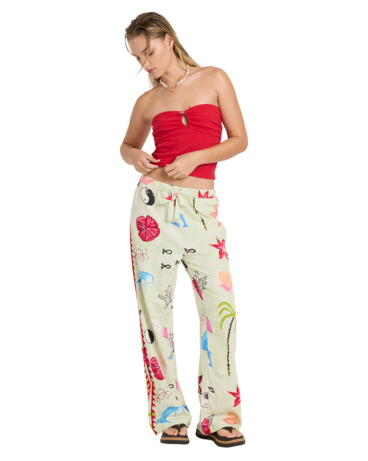 Lottie Hall Splasher Knit Tube Top | Red