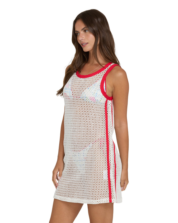 Lottie Hall Beach Cover Up | White