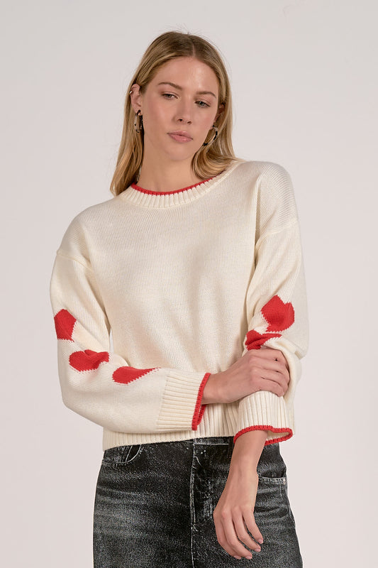 Heart Sweater | Off White