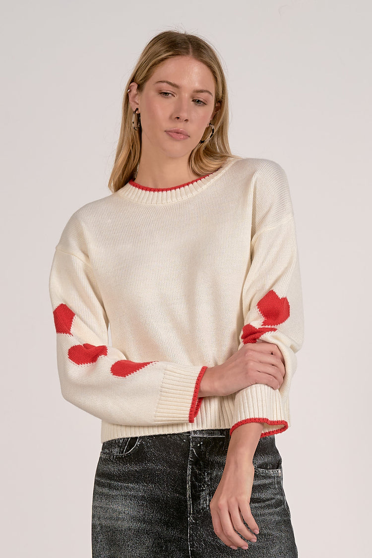 Heart Sweater | Off White