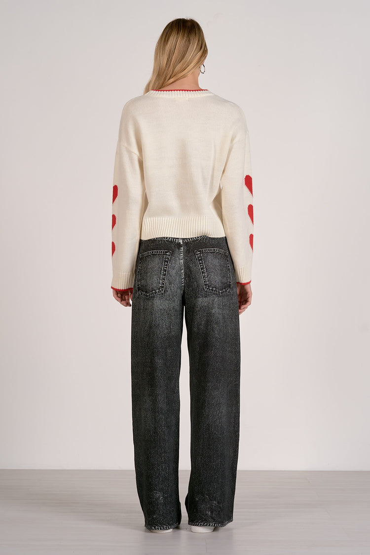 Heart Sweater | Off White