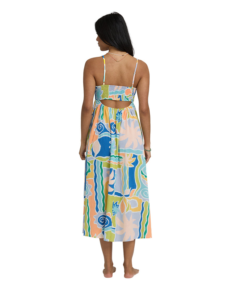 Island Life Midi Dress | Blue Multi