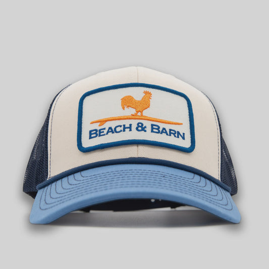 Hard Work Snapback Hat | Carolina Blue & Sand