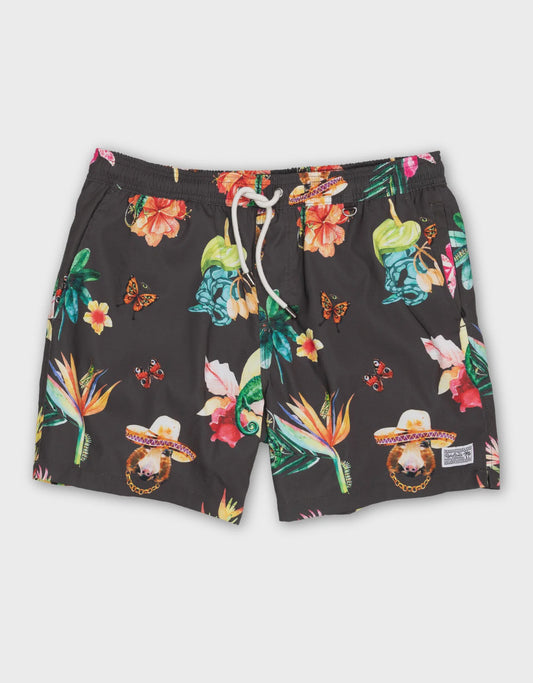 Land Before Floral | Stretch Swimsuit