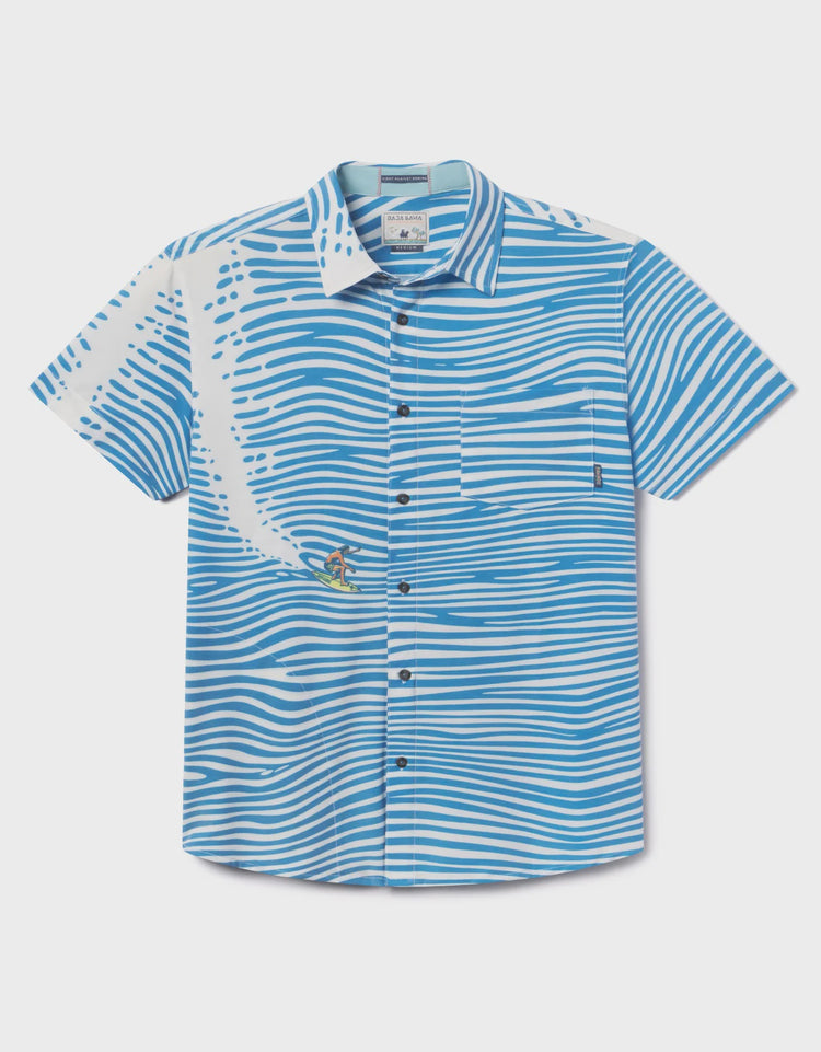 100 Foot Wave Button Up Shirt