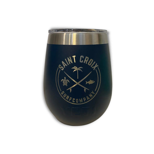 Yeti Engraved Wine Tumbler 10 oz. | Navy
