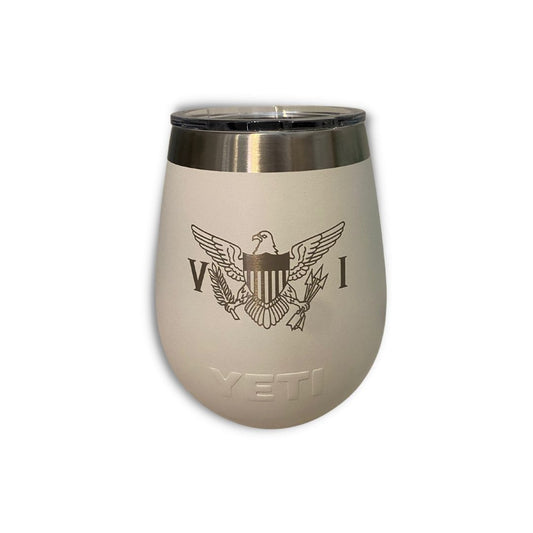 Yeti Engraved Wine Tumbler 10oz. | White
