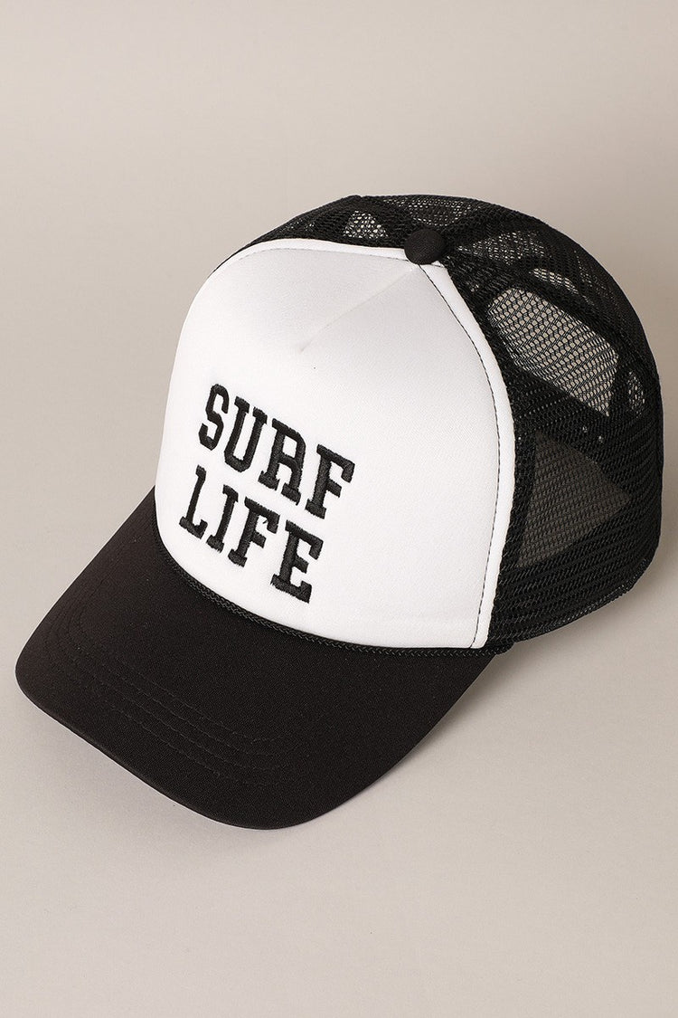 Surf Life Foam Hat | Black