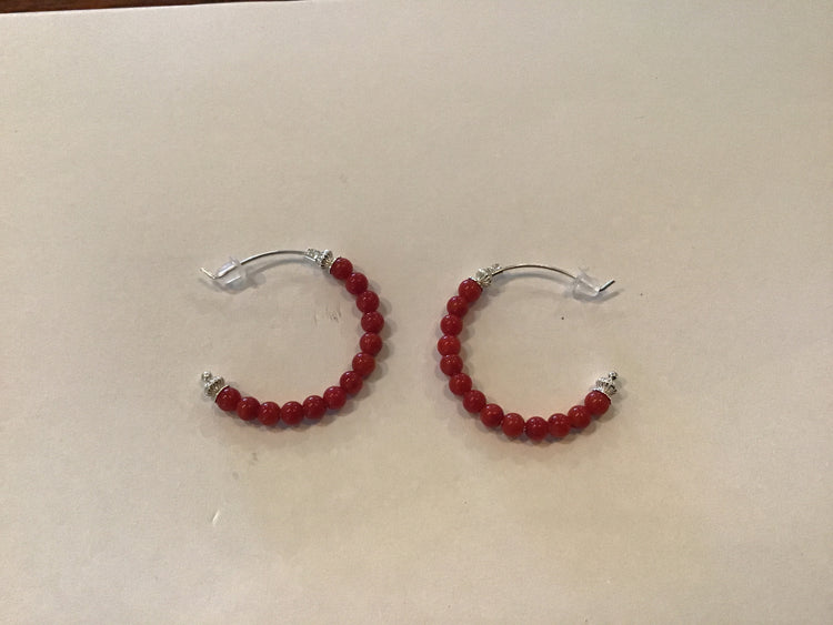 Dyed Red Corsal Hoops