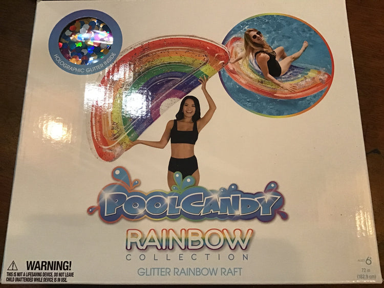 Glitter Rainbow Raft