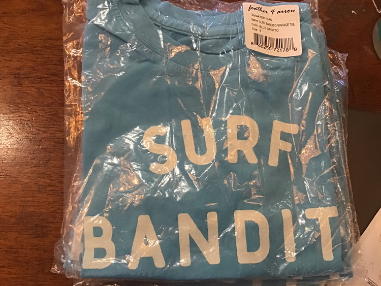 Surf Bandito Vintage Tee Blue Grotto