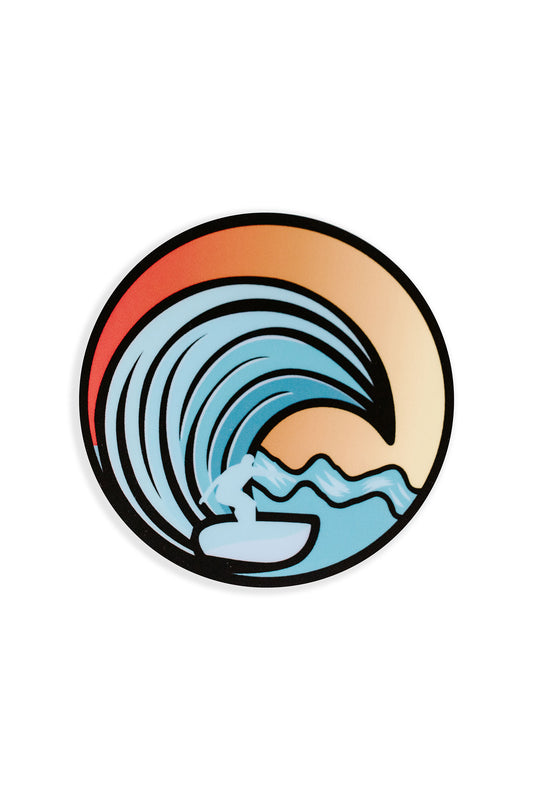 Ride the Wave sticker