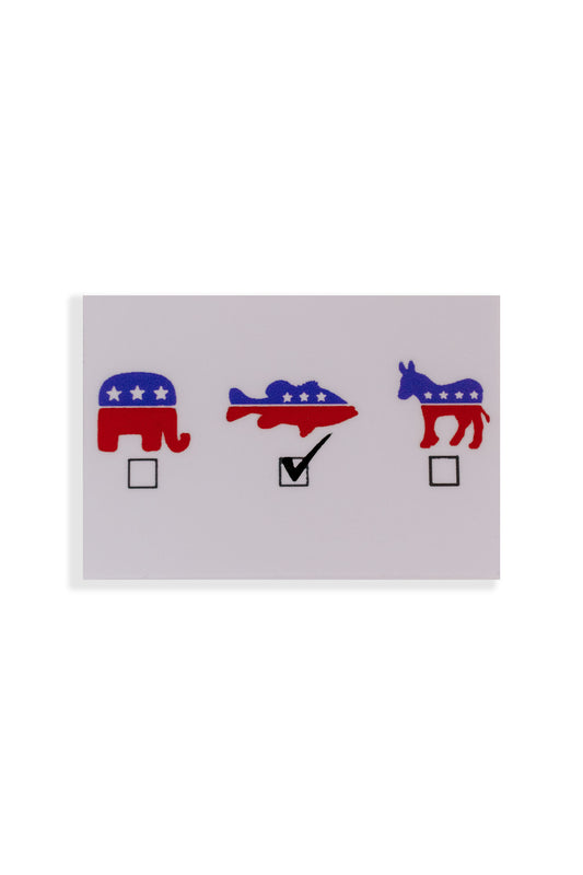 Vote Fish sticker